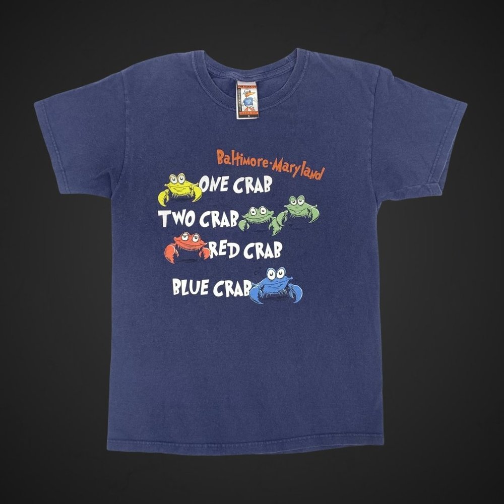 Mens Small Dr. Seuss Parody Baltimore Maryland Crab Shirt